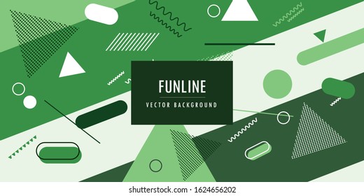 Abstract green geometric isometric background, can be used for wallpaper, template, poster, backdrop, book cover, brochure, leaflet, flyer, vector illustration