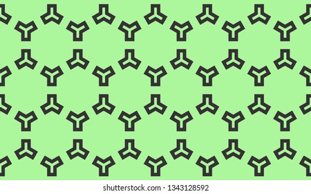 Abstract green geometric pattern, background, texture.Vector