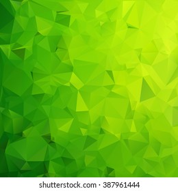 Abstract Green Geometric Polygon Background