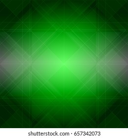Abstract green geometric polygonal background