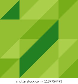 abstract green geometric seamless pattern