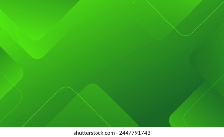 Abstract green geometric shape background. Dynamic shapes composition. vector design concept. Decorative web layout or poster, banner
