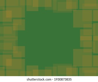 Forma geométrica de color verde abstracto, fondo cuadrado con espacio de copia, patrón, elementos repetitivos, , perfecto para papel de pared, rellenos de fondo, tarjeta, banderas