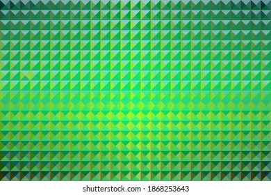 Resumen de formas geométricas verdes fondo - Ilustración, 
Vector de mosaico tridimensional