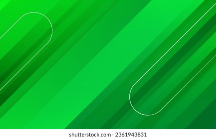 Abstract green geometric shapes background. Vector illustration