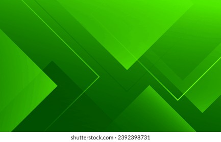 Resumen de fondo de formas geométricas verdes. Ilustración del vector