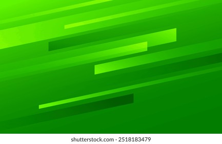 Abstract green geometric shapes background. Vector illustration