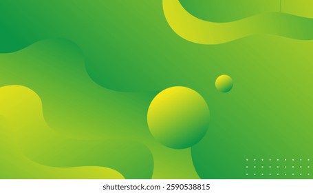 Abstract green.  geometric shapes background for flyer, poster, brochure, cover
