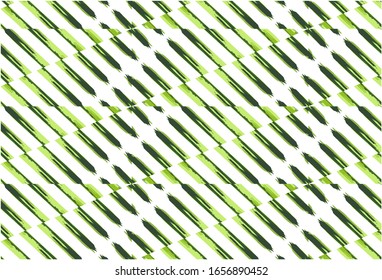 Abstract green geometric spring background. Elegant romantic background with green lines