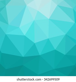 Abstract Green Geometric Triangle Low Polygonal Mosaic Background, Creative Business Design Templates. Illustration Vector
