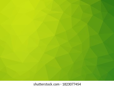 Abstract green geometric vector background, can be used for cover design, poster, advertising
