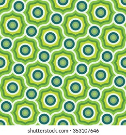 Abstract green geometry hipster fashion pillow pattern