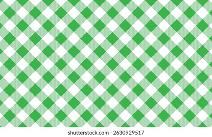 El arte abstracto del patrón verde del gingham se puede utilizar fondo.