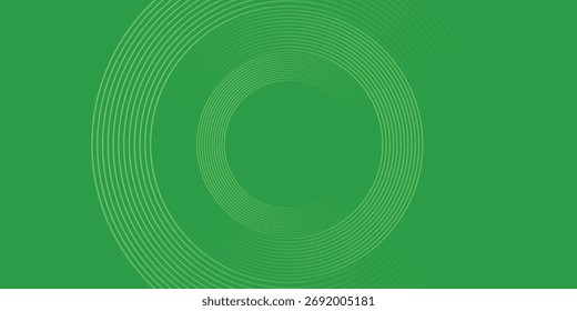Abstract green glowing geometric lines on dark blue background. Modern shiny blue circle lines pattern. vector illustration.