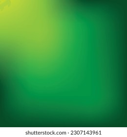 abstract green glowing gradient blurred background.