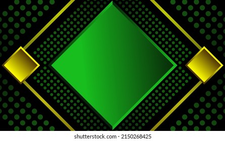 fondo verde y dorado abstracto