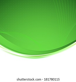 Abstract green gold border line. Vector illustration