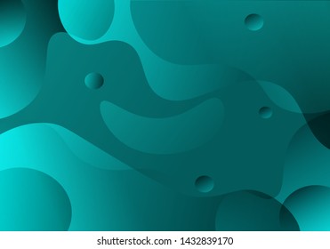 Abstract Green Gradient Background Design
