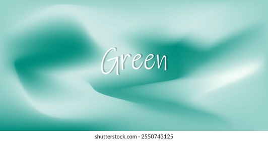 Abstract green gradient background .Effect bright color blend. Blurred fluid colorful mix. Modern design template for web covers, ad banners, posters, brochures, flyers. Vector image EPS