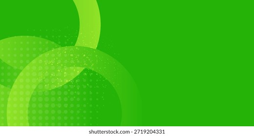 Abstract green gradient background featuring overlapping circular shapes with subtle texture and soft transparency.