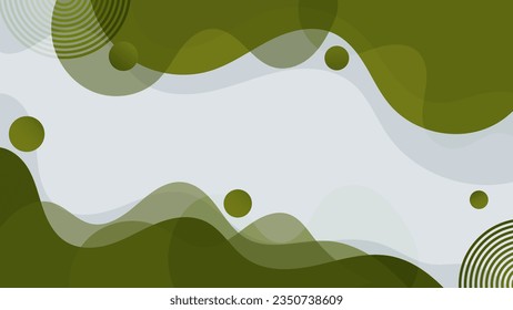 Abstract green  gradient background with light. Nature backdrop. Vector illustration. Ecology concept for your graphic design, banner or poste