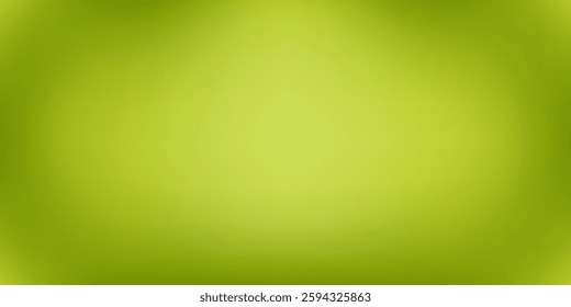 Abstract green gradient background. light and shadow on the backdrop with dimensions. hot tone wall with intense color.