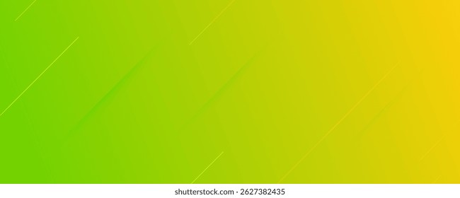 Fondo degradado verde Abstractas con líneas y sombras. Anuncio de encabezado. Fondo de presentación abstracto brillante. Ilustración vectorial