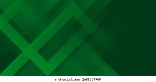 Abstract green gradient background. Modern green abstract rectangular lines for presentation, banner, and brochure designs