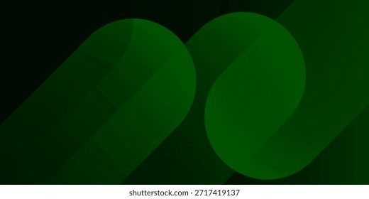 Abstract Green Gradient Background with Organic Shapes and Modern Minimal Design