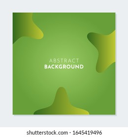 Abstract green gradient background. Simple and clean green background. suitable for brochure, flyer and promotion