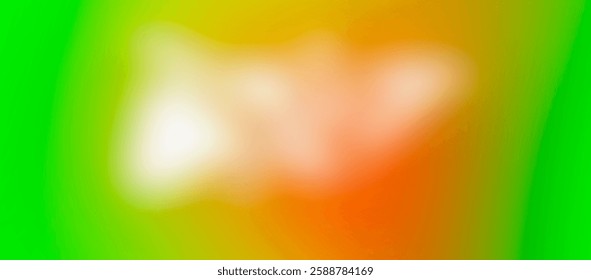 Abstract green gradient background with smooth, blurred multicolored style. Ideal for website banners, paper cards, and graphic design.