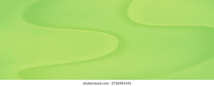 Abstract green gradient background with smooth spring light tones and soft visual bg flow. Calm bg spring surface for eco and nature projects.