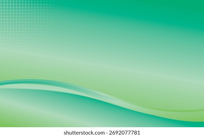 Fundo de gradiente verde abstrato com textura branca para trabalhos gráficos modernos ou papel de parede de fundo vetorial