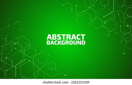 Abstract green gradient color background.