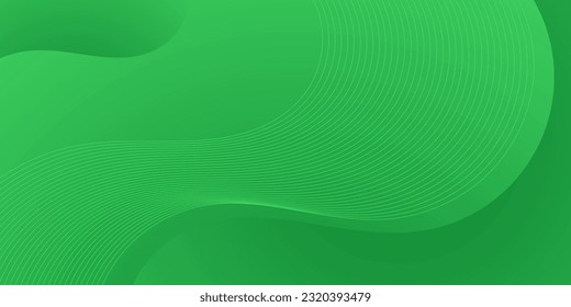 abstract green gradient colorful wave background for business