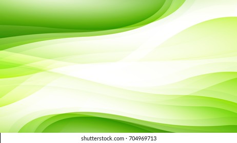 Abstract Green gradient curve background