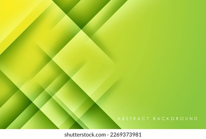 abstract green gradient diagonal shape light and shadow with halftone dots background. eps10 vector