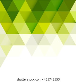 Abstract green gradient geometric modern template for business or technology presentation, vector illustration