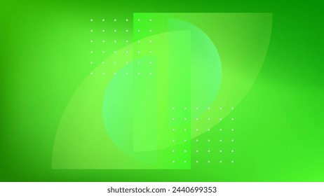 ABSTRACT GREEN GRADIENT MESH BACKGROUND SMOOTH LIQUID COLORFUL BLURRED DESIGN WITH GEOMETRIC SHAPES VECTOR TEMPLATE GOOD FOR MODERN WEBSITE, WALLPAPER, COVER DESIGN 