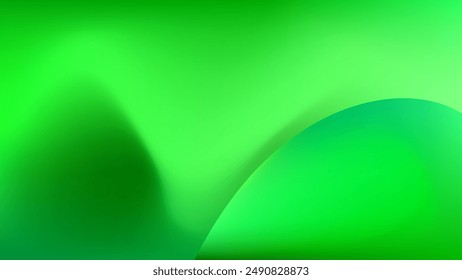 ABSTRACT GREEN GRADIENT MESH BACKGROUND SMOOTH LIQUID COLORFUL DESIGN VECTOR TEMPLATE GOOD FOR MODERN WEBSITE, WALLPAPER, COVER DESIGN 