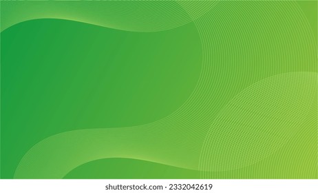 abstract green gradient organic background with wavy lines