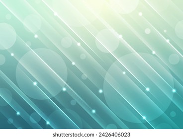 Abstract green gradient pattern presentation soft circle background. vector illustration.
