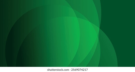 Abstract green gradient shapes background. Eps10 vector