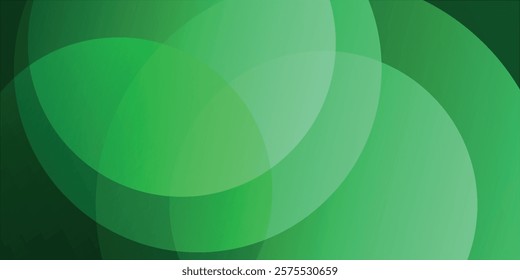 Abstract green gradient shapes background. Eps10 vector