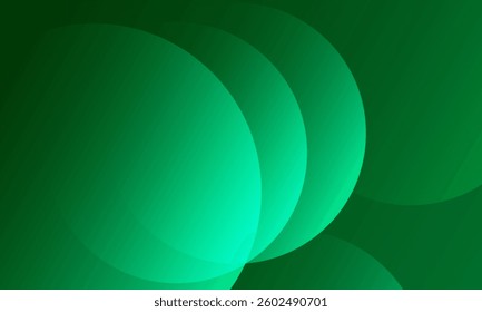 Abstract green gradient shapes background. Eps10 vector