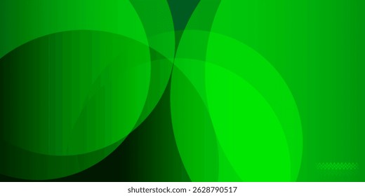 Abstrakte grüne Farbverlauf Formen Hintergrund. Eps10, Vektorgrafik