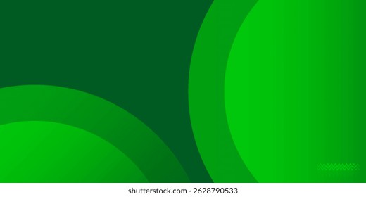 Plano de fundo de formas de gradiente verde abstratas. Ilustração do vetor Eps10