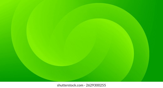Abstract green gradient shapes background. Eps10 vector