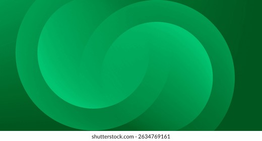 Plano de fundo de formas de gradiente verde abstratas. Vetor Eps10
