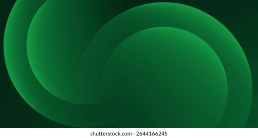 Abstract green gradient shapes background. Eps10 vector